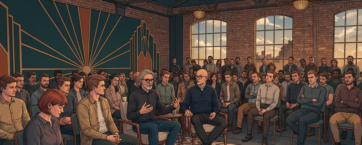 What to Keep, What to Leave Behind: An evening with Barry O'Reilly and Martin Eriksson on leadership and strategy in the AI era.